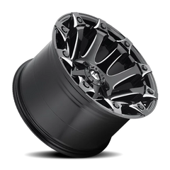 Fuel Battle Axe D578 20x12 -44 5x114.3mm 78.1mm Gloss Black Milled