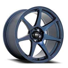 Motegi MR154 Battle BL 17x9.5 +30 5x114.3mm 72.56mm Midnight Blue