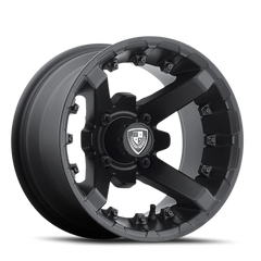 Fairway Alloys Battle 12x7 -47 4x101.6mm 70.7mm Matte Black