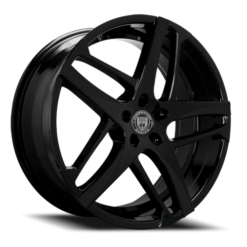 Lexani Wheels Bavaria 668 FB 20x8.5 +35 5x115mm 74.1mm Gloss Black