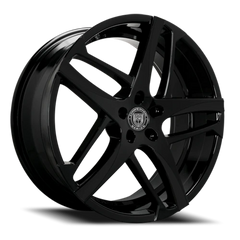 Lexani Wheels Bavaria 668 FB 24x10 +20 5x139.7mm 78mm Gloss Black