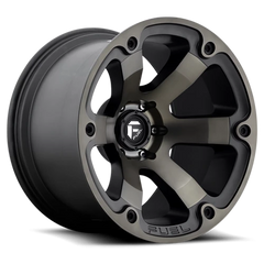 Fuel Beast Aus D564 17x9 +35 6x139.7mm 108mm Matte Black Machined-Dark Tint