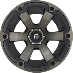 Fuel Beast Aus D564 17x9 +35 6x139.7mm 108mm Matte Black Machined-Dark Tint