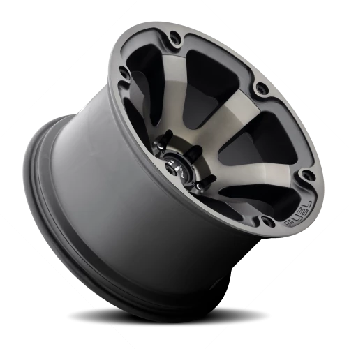 Fuel Beast D564 17x10 -18 5x127mm 78.1mm Matte Black Machined-Dark Tint