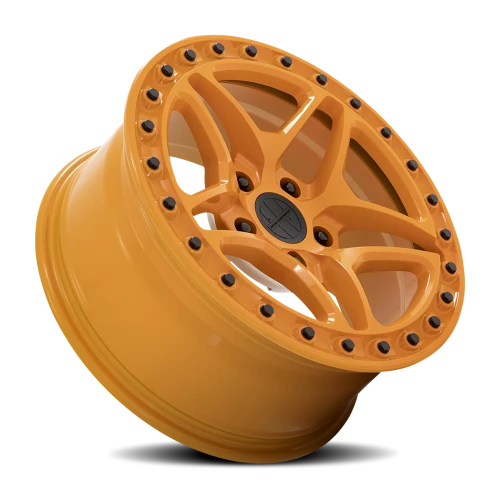 Victor Equipment Berg OR 17x8 +20 5x130mm 71.6mm Gloss Orange Black Bolts