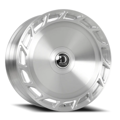 Dolce Luxury Bigboy BRSH 24x10 +25 6x135mm 87.1mm Brushed Silver Clear Coat