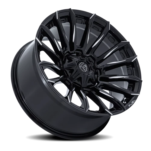 Fuel Blade FC889BE 22x10 -18 8x165.1mm 125.1mm Gloss Black Milled