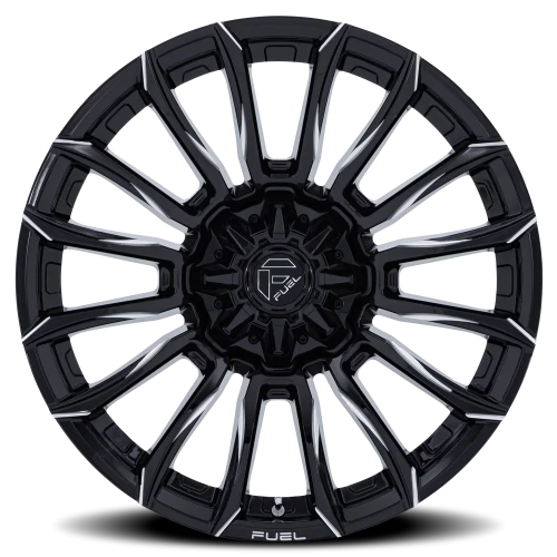 Fuel Blade FC889BE 22x10 -18 8x180mm 124.2mm Gloss Black Milled