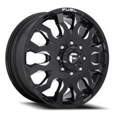 Fuel Blitz Dually D673 20x8.25 +105 8x200mm 142mm Gloss Black Milled