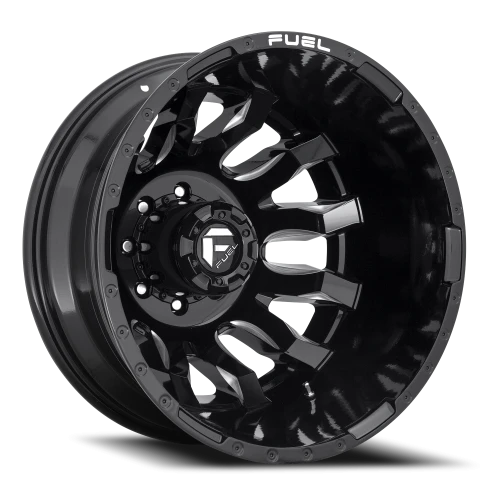 Fuel Blitz Dually D675 20x8.25 -246 8x165.1mm 117mm Gloss Black