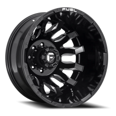Fuel Blitz Dually D673 20x8.25 -265 8x165.1mm 121.5mm Gloss Black Milled