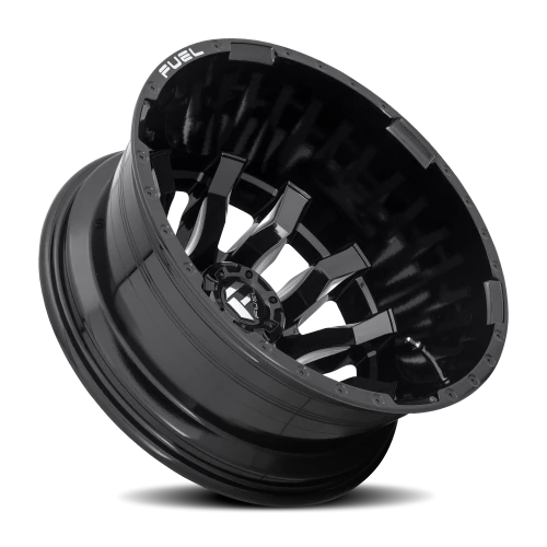 Fuel Blitz Dually D673 20x8.25 -265 8x165.1mm 121.5mm Gloss Black Milled