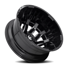 Fuel Blitz Dually D673 20x8.25 -265 8x165.1mm 121.5mm Gloss Black Milled