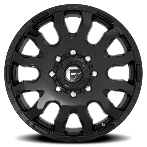 Fuel Blitz Dually D675 20x8.25 +105 8x165.1mm 121.5mm Gloss Black