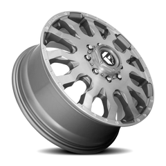 Fuel Blitz Dually D693 20x8.25 +105 8x200mm 142mm Brushed Gunmetal Tinted Clear