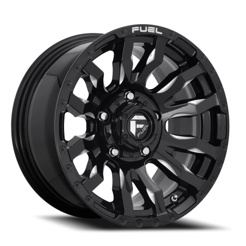 Fuel Blitz D673 18x9 +20 5x150mm 110.1mm Gloss Black Milled