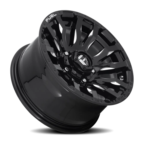 Fuel Blitz D673 17x9 +1 5x127mm 71.5mm Gloss Black Milled