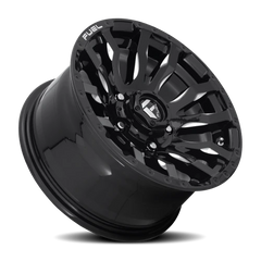 Fuel Blitz D673 17x9 +1 5x127mm 71.5mm Gloss Black Milled