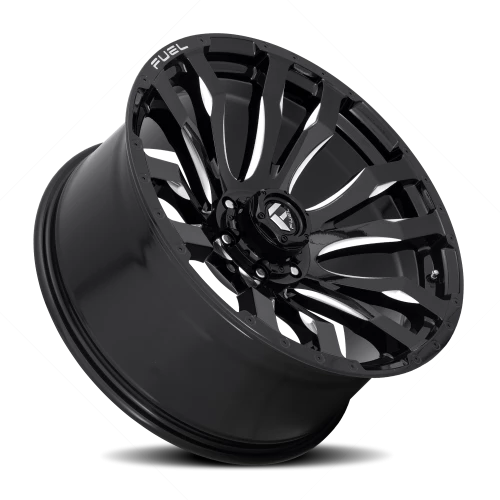 Fuel Blitz D673 18x9 +20 6x139.7mm 106.1mm Gloss Black Milled