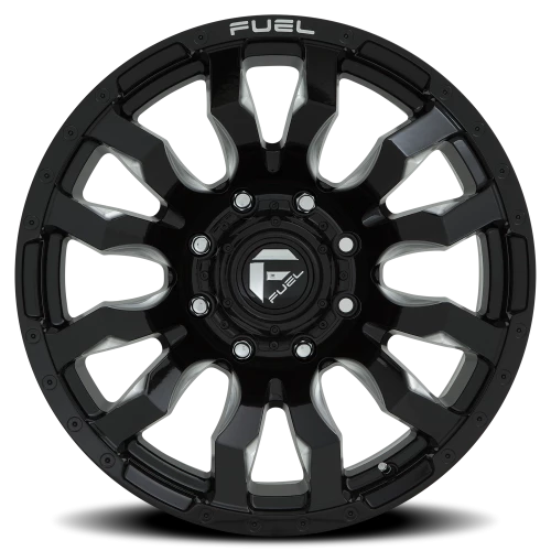Fuel Blitz D673 20x9 +20 8x165.1mm 125.1mm Gloss Black Milled