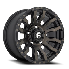 Fuel Blitz D674 20x9 +20 5x150mm 110.1mm Matte Black Double Dark Tint