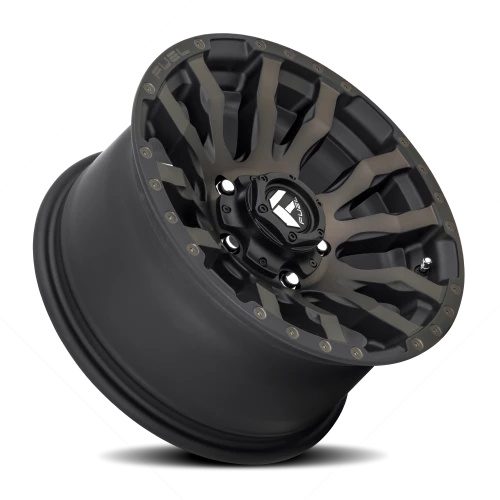 Fuel Blitz D674 20x10 -18 5x127mm 71.5mm Matte Black Double Dark Tint