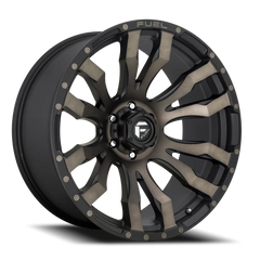 Fuel Blitz D674 20x9 +1 6x135mm 87.1mm Matte Black Double Dark Tint