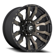 Fuel Blitz D674 20x10 -18 8x180mm 124.2mm Matte Black Double Dark Tint