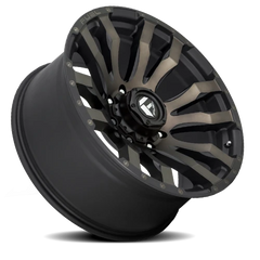 Fuel Blitz D674 18x9 +20 8x170mm 125.1mm Matte Black Double Dark Tint