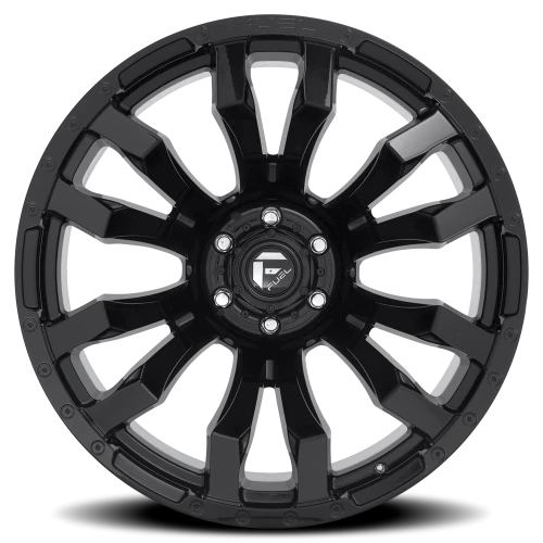 Fuel Blitz D675 17x9 -12 6x135mm 87.1mm Gloss Black