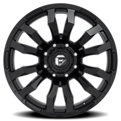 Fuel Blitz D675 17x9 +1 8x165.1mm 125.1mm Gloss Black