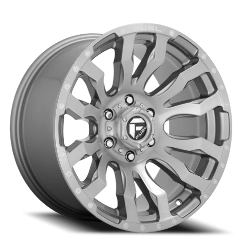 Fuel Blitz D693 20x12 -44 6x139.7mm 106.1mm Brushed Gunmetal Tinted Clear
