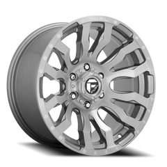 Fuel Blitz D693 20x10 -18 8x165.1mm 125.1mm Brushed Gunmetal Tinted Clear