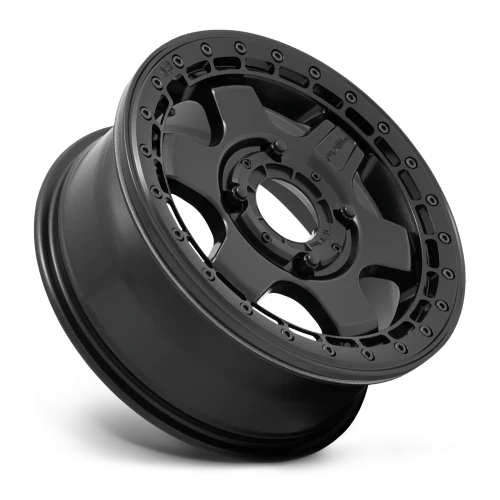 Fuel Block Beadlock UTV D922 15x6 +38 4x156mm 132mm Matte Black Black Ring