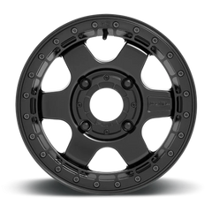 Fuel Block Beadlock UTV D922 15x6 +38 4x156mm 132mm Matte Black Black Ring