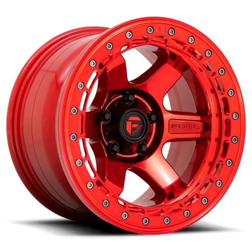 Fuel Block Beadlock D123 17x8.5 +0 6x135mm 87.1mm Candy Red Candy Red Ring