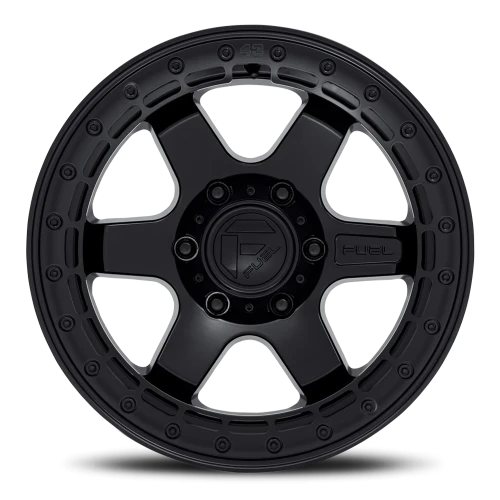 Fuel Block Beadlock D122 17x9 -15 5x127mm 71.5mm Matte Black Matte Black Ring