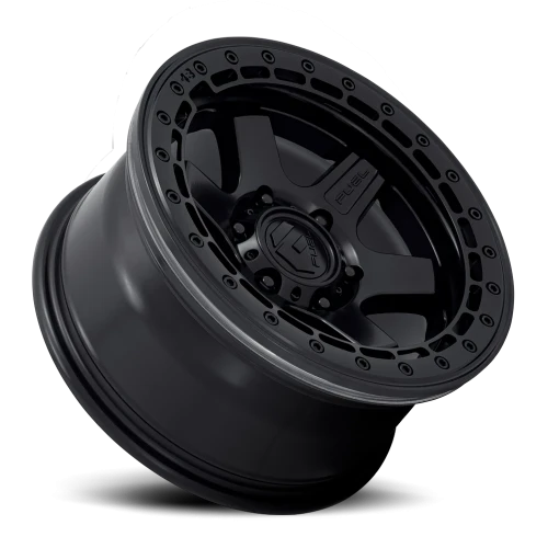 Fuel Block Beadlock D122 17x9 -15 6x139.7mm 106.1mm Matte Black Matte Black Ring
