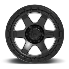 Fuel Block D750 17x9 +1 6x114.3mm 66.3mm Matte Black Black Ring