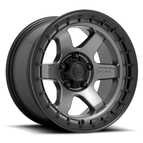 Fuel Block D752 18x9 +20 5x127mm 71.5mm Matte Gunmetal Black Ring