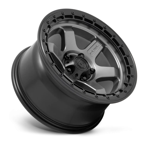 Fuel Block D752 18x9 -12 5x127mm 71.5mm Matte Gunmetal Black Ring