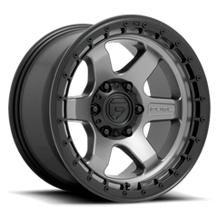 Fuel Block D752 18x9 +1 6x139.7mm 106.1mm Matte Gunmetal Black Ring