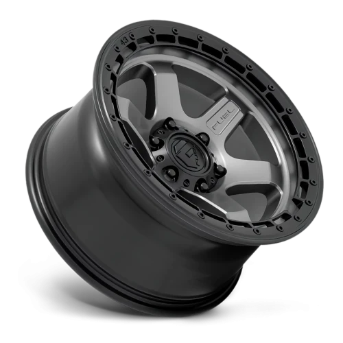 Fuel Block D752 18x9 +20 6x114.3mm 66.06mm Matte Gunmetal Black Ring