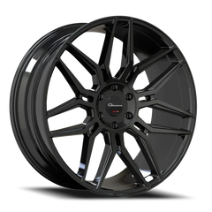 24" Giovanna Bogota Gloss Black Wheel & Tire Package | 305/35R24 Lexani LX-Thirty Tires | Fits Escalade Tahoe Yukon Silverado Sierra