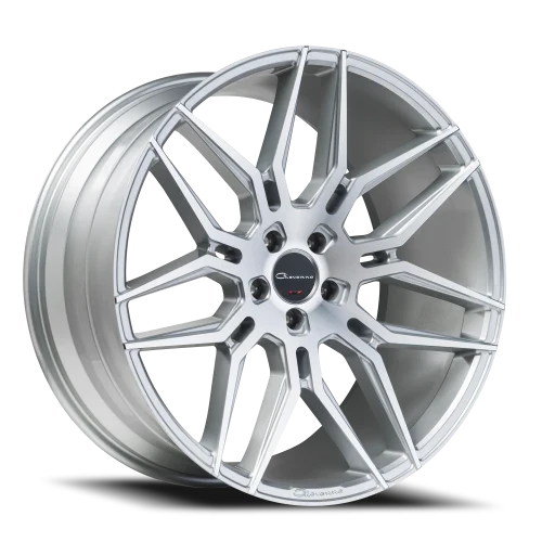 24" Giovanna Bogota MS Gloss Silver Machined Face Wheel & Tire Package | 285/40R24 RBP Repulsor R/T Tires | Fits Mercedes G-Wagon