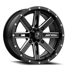 MSA Boxer M41 15x7 +10 4x156mm 132mm Gloss Black Milled