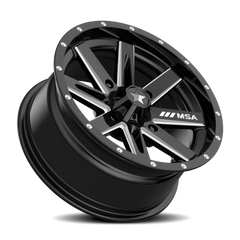 MSA Boxer M41 14x7 +10 4x110mm 86mm Gloss Black Milled