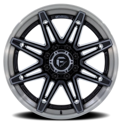 Fuel Brawl FC401BT 22x12 -44 6x139.7mm 106.1mm Gloss Black Brushed Dark Tint