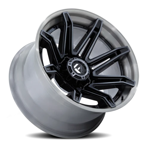 Fuel Brawl FC401BT 22x10 -18 8x165.1mm 125.1mm Gloss Black Brushed Dark Tint