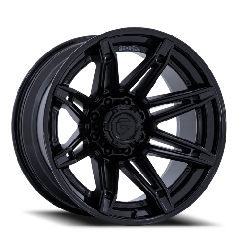 Fuel Brawl FC401MX 24x12 -44 8x180mm 124.2mm Matte Black Gloss Black Lip